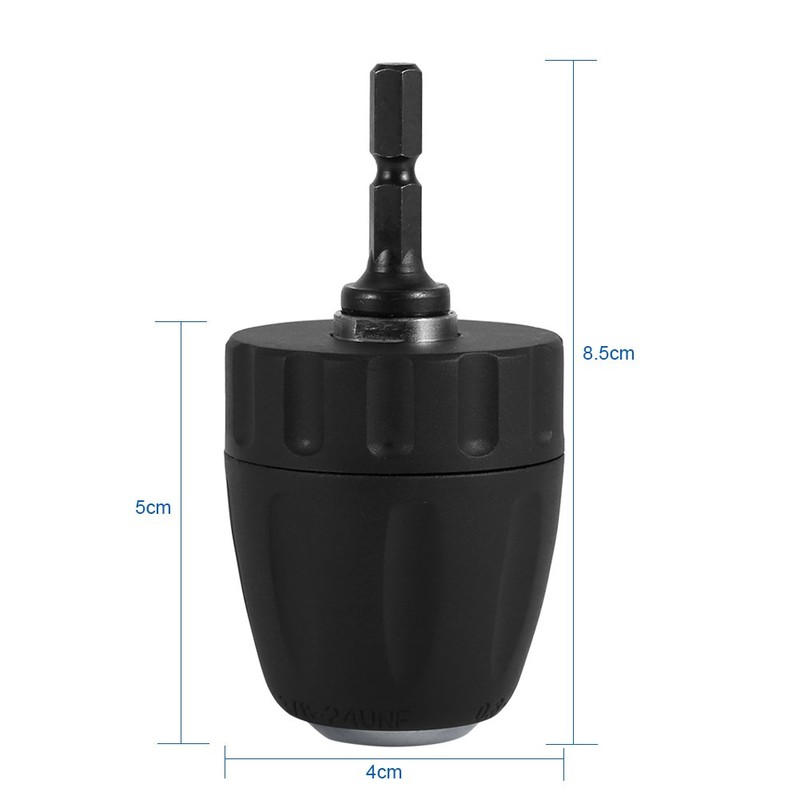 3/8Inch 24UNF Keyless Drill Chuck 0.8-10mm Keyless Impact Drill Chuck