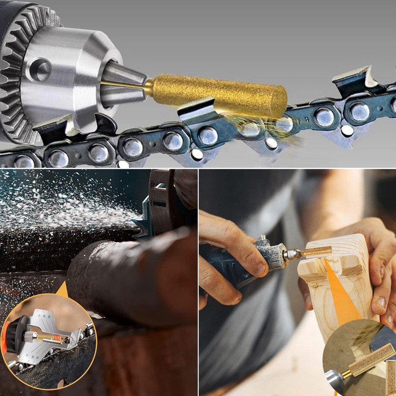 Diamond Chainsaw Sharpener, 30 Pieces Chainsaw Sharpener, Diamond Chainsaw Sharpener,