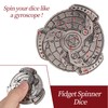 7-in-1 DND Dice Spinner Roulette Dice Fingertip Gyro, Dungeons and