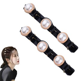 Shiny Braiding Hair Clips for Girls Women Elegant Braided Hair Clips for Styling Hair Accessories for Women Braids Crystal Stone Braiding Hair Clip Duck Billed Alligator Hair Clips Barrettes