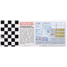 DCD Skill 2 Model Kit 1/25 Scale Dodge Dart Sportsman Short Track 'Kit Car' by AMT for Model Building Tool Kits