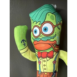 FAT CAT Catnip 8" Fish Hipster Kicker Organic Catnip Inside