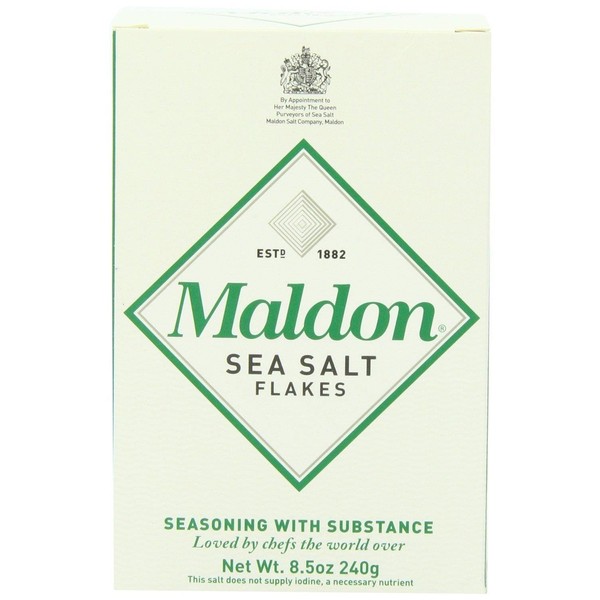 Maldon Crystal Sea Salt, 8.5 Ounce - 12 per case.