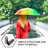 POPETPOP Metal umbrella tip cover: 2 pieces 9 mm umbrella