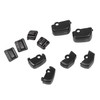 XMMT Black Hand Control Switch Housing Caps Fit for Harley