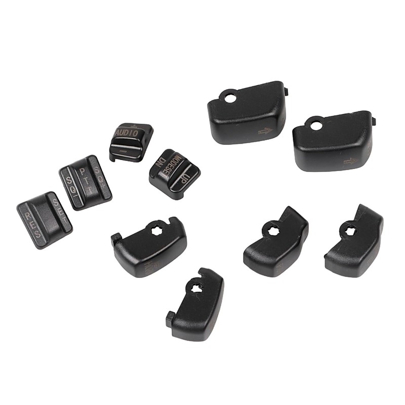 XMMT Black Hand Control Switch Housing Caps Fit for Harley
