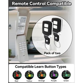 for Liftmaster Garage Door Opener, 877max Keypad and 893max Remotes (1 keypad+2 893max remotes(2-Button))