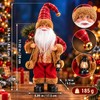 Santa Claus Plush Doll for Christmas Decor – 30cm Festive