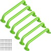 Dolibest 6 Pack 17 Inch Playground Handles, Metal Monkey Bars