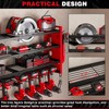 NattyDot Power Tool Organizer Wall Mount,Cordless Drill Organizer,4 Layers Large
