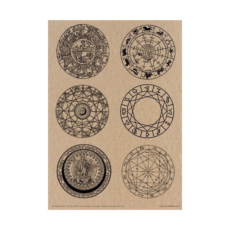 ITD Collection -Scrapbooking Package A4 Accessories Decoupage Set Scrapbook Paper