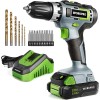 WORKPRO 20V Cordless Drill/Driver Kit 3/8'' W/ 2.0 Ah Li-ion