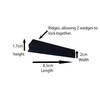 Fence Panel Wedges Grips Stops Banging Rattling Noise Stoppers Pack