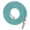 QWORK 6-Ft Braided Airbrush Hose with G1/8 to G1/4 Adapter,