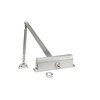 Global Door Controls Compact Commercial Door Closer in Aluminum with