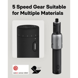 HOTO 4V Cordless Rotary Tool Kit, Powerful Engraving Pen, 25000RPM, 5 Variable Speed, 35 Accessories, LED Light, USB-C Rechargeable, for Sanding, Polishing, Drilling, Carving, Cutting DIY Crafts