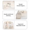 abshoo Big Heavy Duty Clear Backpack for School Girls Boys