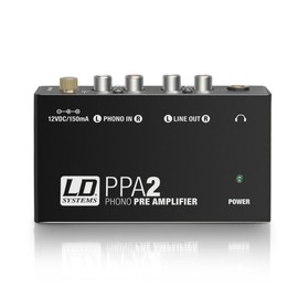 LD Systems PPA 2 Phono Preamp and Equalizer LDPPA2 Black