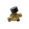Inta PRVG15 Pressure Reducing Valve with Gauge, 15mm Brass, Water
