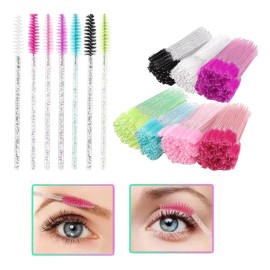 700pzas Cepillo Desechables Glitter Para Extensión Pestañas