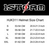 1STorm Motorcycle Full Face Helmet Skull King Matt Black +