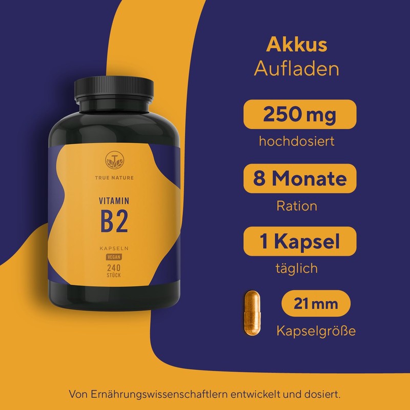 Vitamin B2 Capsules Pack of 240