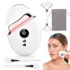 OKYUK Gua Sha Set, Face Massager Guasha Electric LED Red