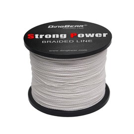 Dingbear 109Yd/100m 135LB/0.60mm White Super Strong Pull Generic Braided Fishing Line Kite Line Woven Network Cable Cast Super Strength Fishing Line…