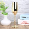 304 Stainless Steel Wine Goblet Champagne Glasses Drinking Cups 220ML