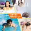 Siomlana Transparent PVC Makeup Pouch, Toiletry Pouch, Large Capacity, Waterproof,