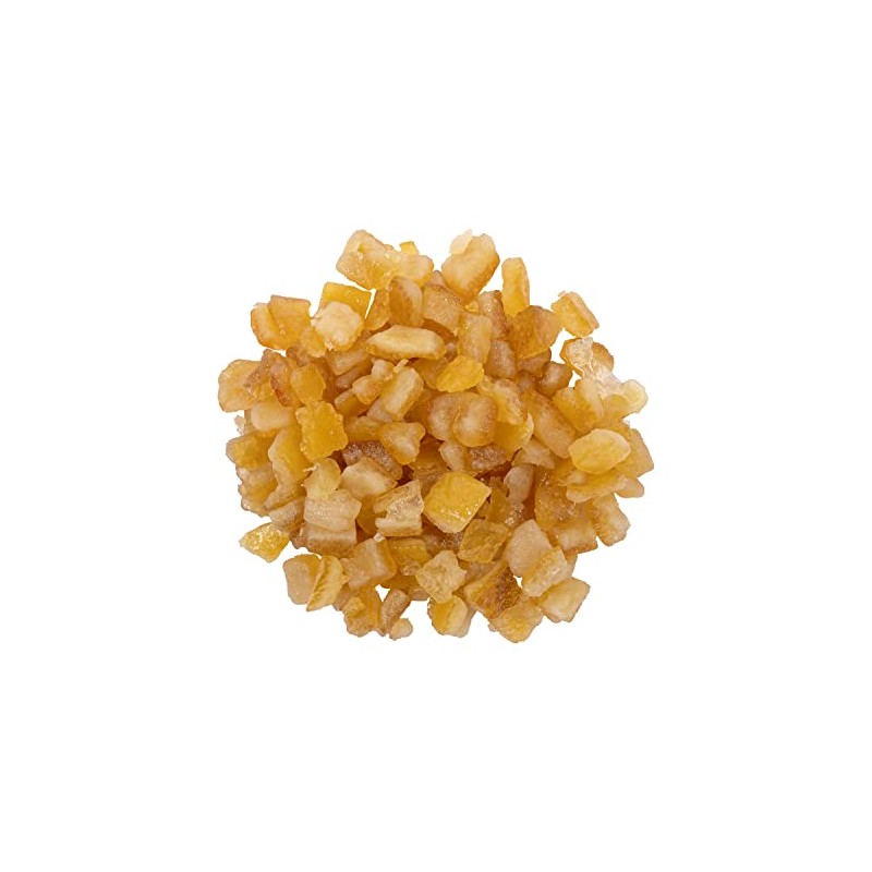 Candied Orange Peel, Double Diced 1 lb