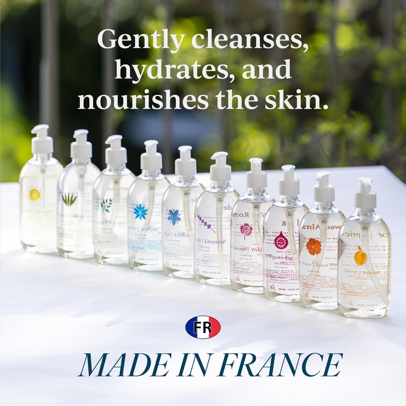 Provence Sante Natural Liquid Soap - Moisturizing Almond Oil Hand