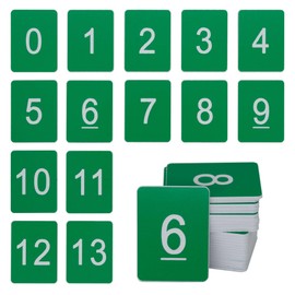 Plastic Numbered Tags Number Disc Number Token Rectangle (0-50, Green)