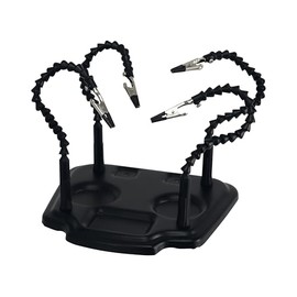 DAYTOOLS Soldering Aid LH-11M | 4 Flexible Gooseneck Arms | Insulated Alligator Clips | Robust Metal Base | Precision Tool for Soldering, Painting and Crafts