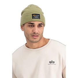 ALPHA INDUSTRIES Unisex Crew Knitted Acrylic Beanie Hat, Stratos