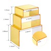 Chuangdi 2 Sets Acrylic Display Risers, Product Stand, Jewelry Display