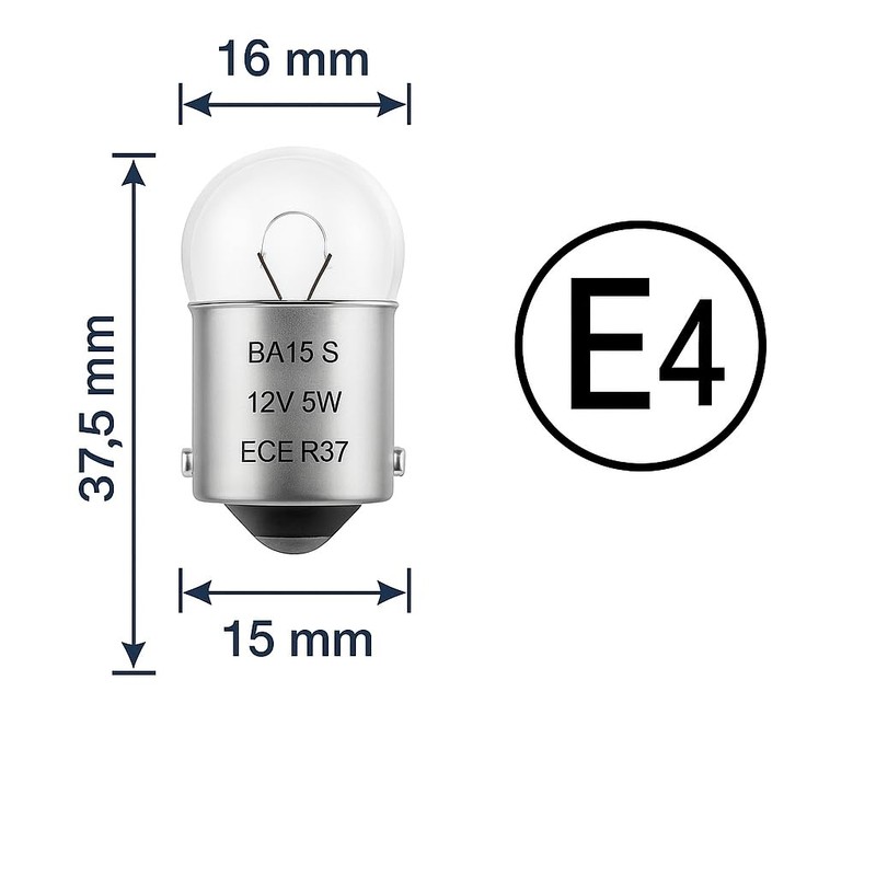 Light Galaxy ... Ihr Lichtlieferant 10x BA15s R5W Premium 12V