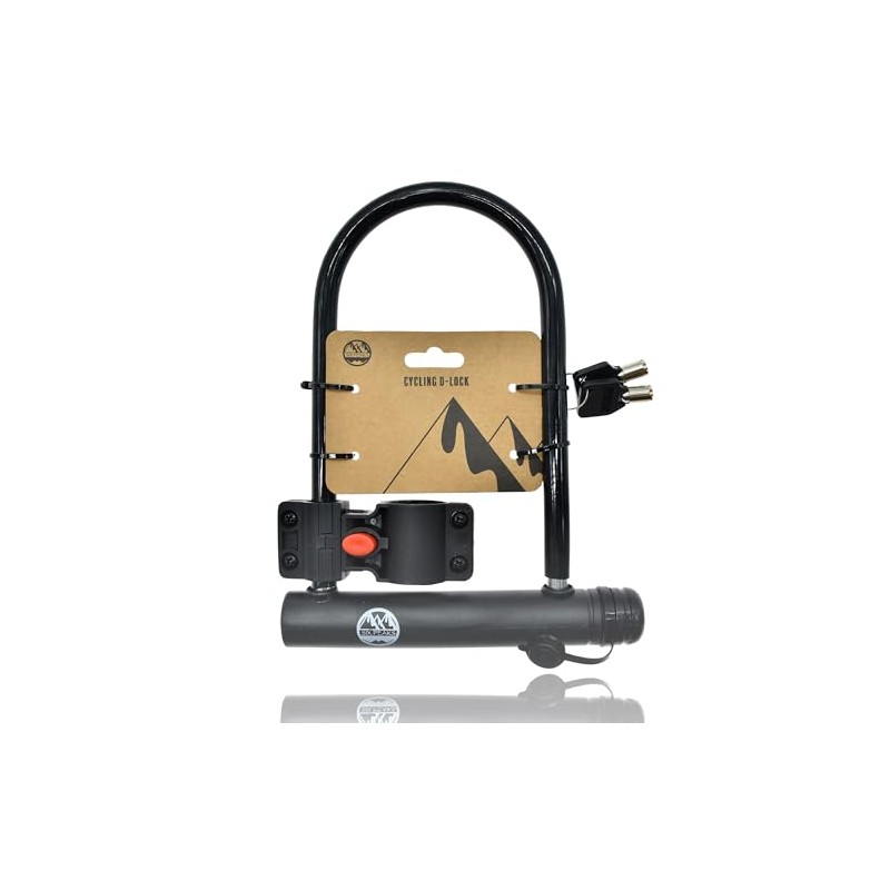 Six Peaks SIC000501 Cycling D-Lock U, Black, One Size