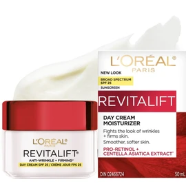 L'Oral Paris L'Oral Paris SPF 25 Moisturizer for Face with Pro-Retinol & Centella, Fights the Look of Wrinkles, Firms Skin & Targets the Signs of Aging, Revitalift, 50ml