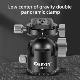 Universal Low center of gravity tripod panoramic head With Quick Release Plate for DSLR