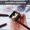 4 x Pencil Sharpener Cosmetic Pencils Portable Dual Sharpener Cosmetic