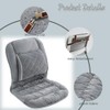Gujuja Office Chair Cushion Soft Seat Pad with Backrest Upgraded