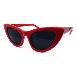 O2 Eyewear 8250 Clout Goggles Cat Eye Vintage Mod Style Retro Kurt Cobain Sunglasses (RED, 50)