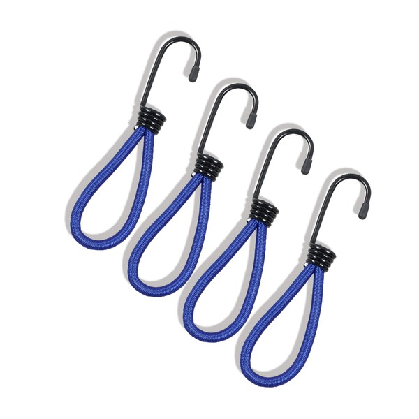 CAPTAIN STAG Tent Pole Stretch Cords for Tent/ Tarp, Set of 4 Pieces