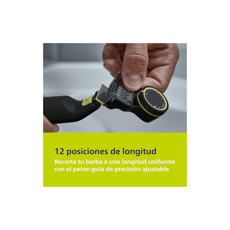 Philips OneBlade Pro Afeitadora y Recortadora Eléctrica Face&Body Hombre