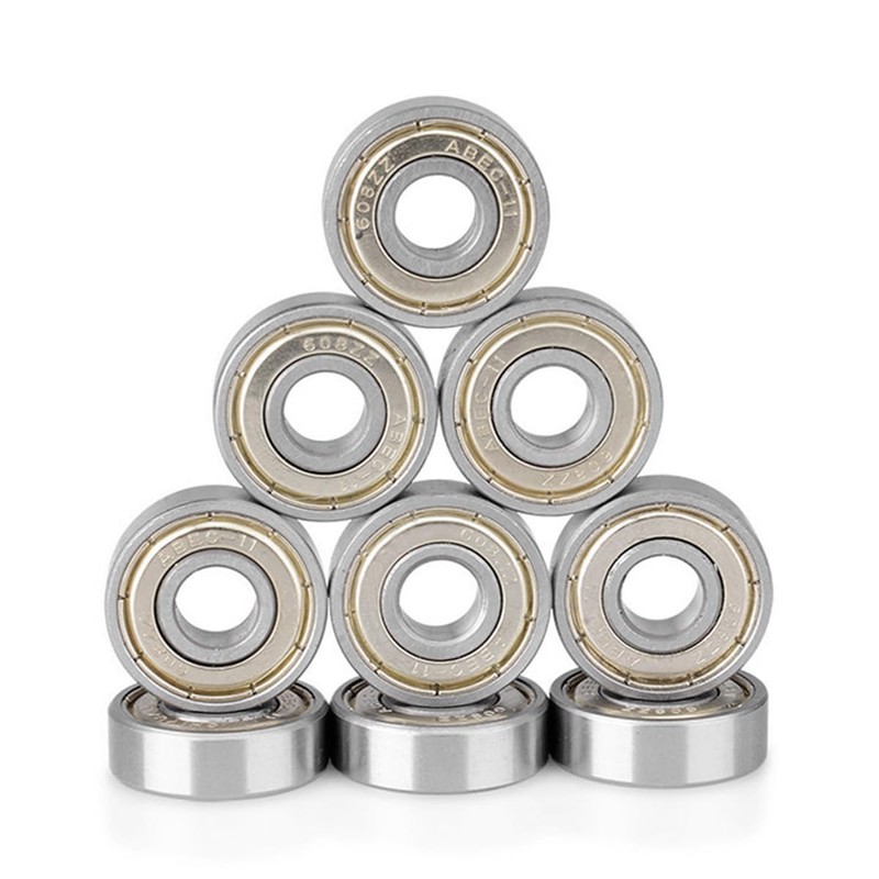 Ieron 10 pcs 608ZZ ABEC-11 Double Shielded Ball Bearings, Double