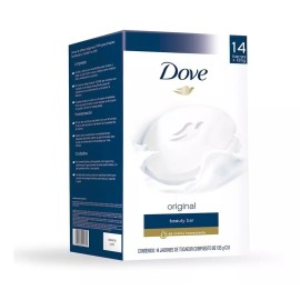 Unilever Jabón Corporal En Barra 14 Pzas, Dove