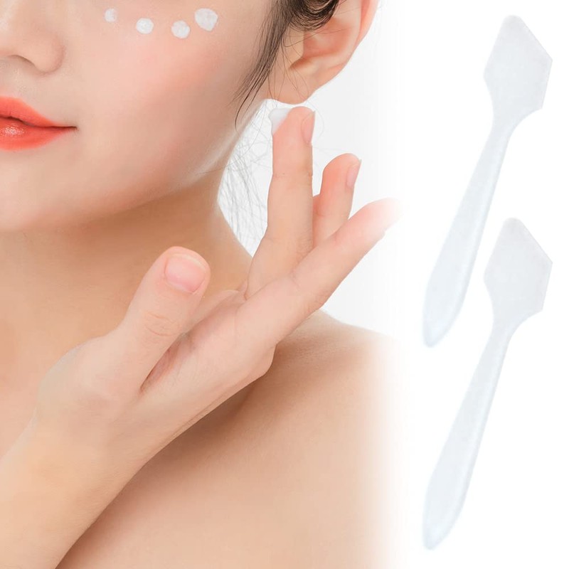200 Pcs Disposable Facial Cream Spatulas Makeup Mask Tip Scoops