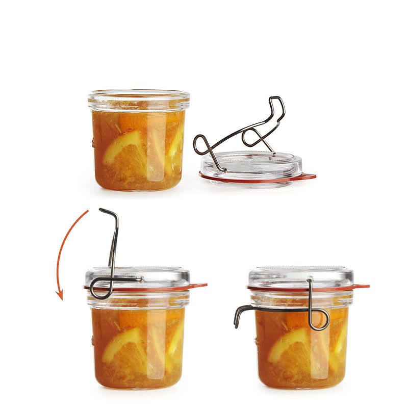 Luigi Bormioli(ルイジ ボルミオリ) Lock Eat 保存瓶 フードジャー750 LU85 クリア