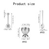 Lqucwepp 9PCS Stainless Egg Cracker Topper Set,Perfect Egg Opener,Includes 1Pc